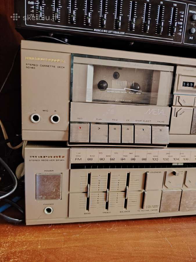 2 komplektai -. Deka Marantz Sd 140+stiprintuvas - nuotraukos Nr. 3