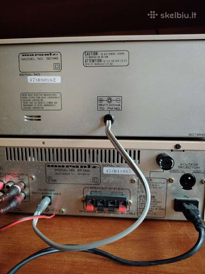 2 komplektai -. Deka Marantz Sd 140+stiprintuvas - nuotraukos Nr. 5