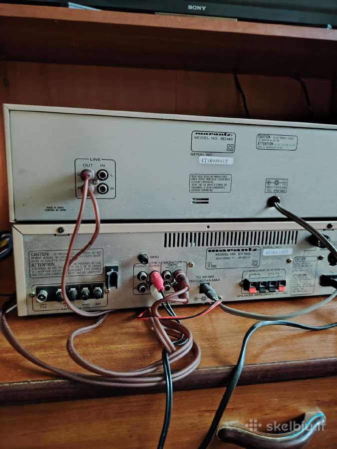 2 komplektai -. Deka Marantz Sd 140+stiprintuvas - nuotraukos Nr. 7