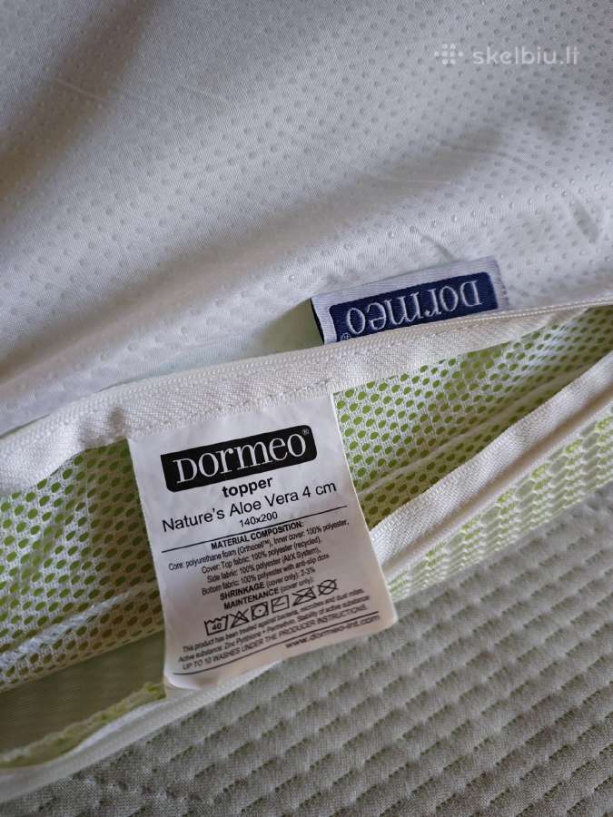 Dormeo aloe vera antčiužinis 140x200 - nuotraukos Nr. 3