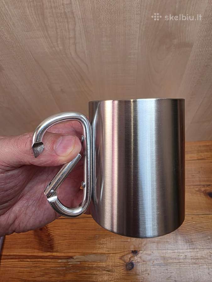 Izoterminis puodelis 300ml su karabinu - nuotraukos Nr. 3