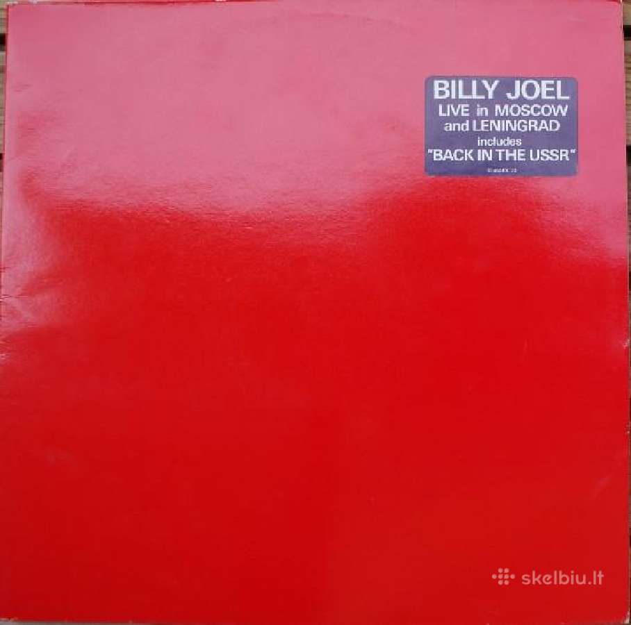 Billy Joel - Live Concert 1987 2 Lp Live Album