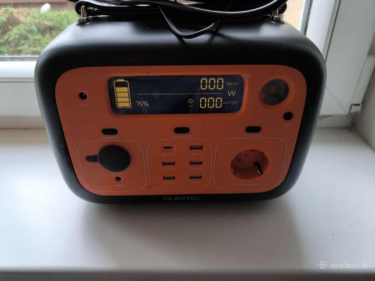 Ouqtel p501 nešiojamas akumuliatorius elektros sal