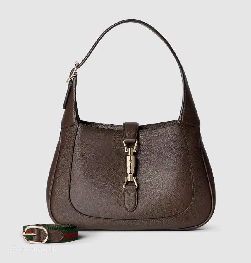 Gucci Jackie 1961 Medium Shoulder Bag Brown Leathe