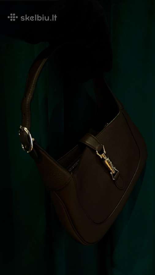 Gucci Jackie 1961 Medium Shoulder Bag Brown Leathe - nuotraukos Nr. 2
