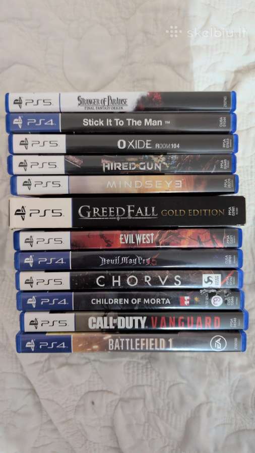 Keičiu Ps4/ps5 žaidimus Vilniuje