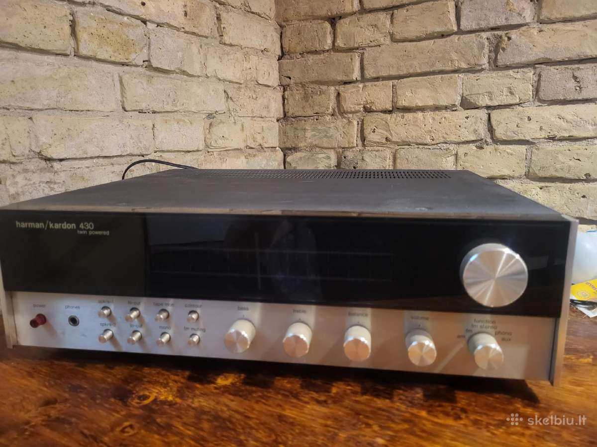 Vintažinis stiprintuvas Harman/kardon 430