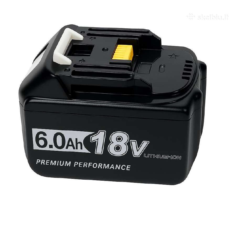 6ah baterija (suderinama su Makita 18v įrankiais)