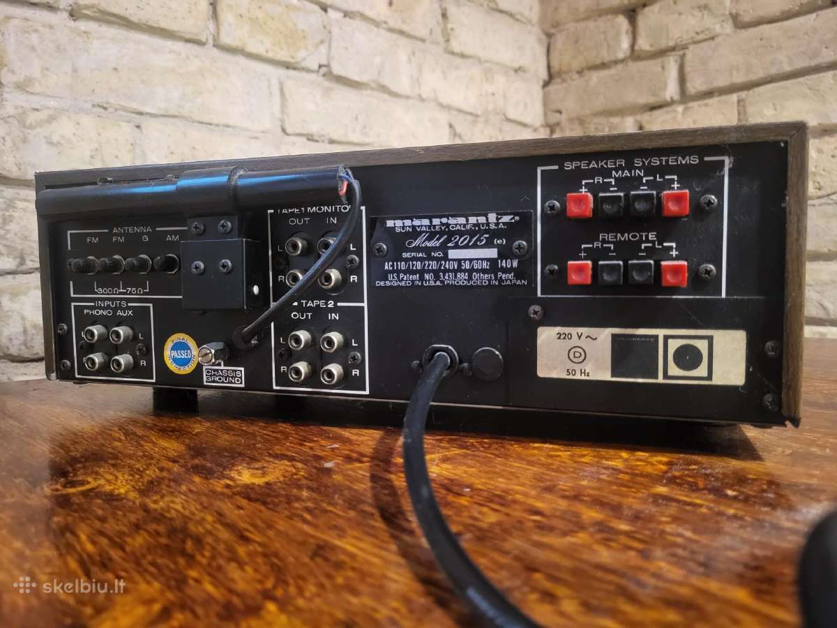 Vintage stiprintuvas Marantz 2015 - nuotraukos Nr. 2