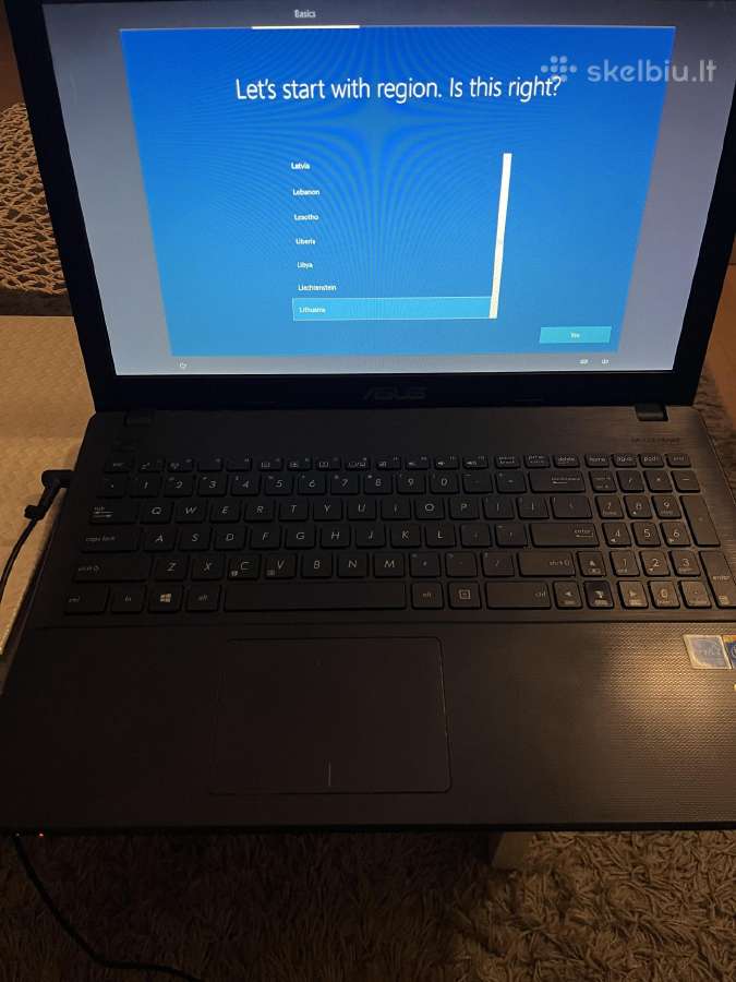 Asus X551m kompiuteris