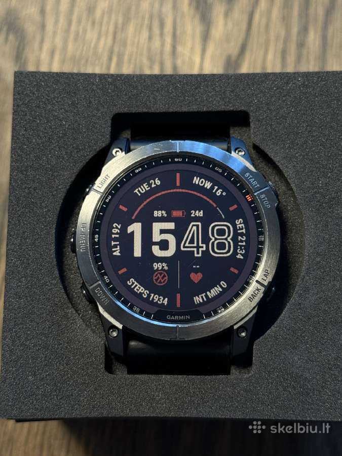 Garmin fenix 7x solar 51mm laikrodis su garantija