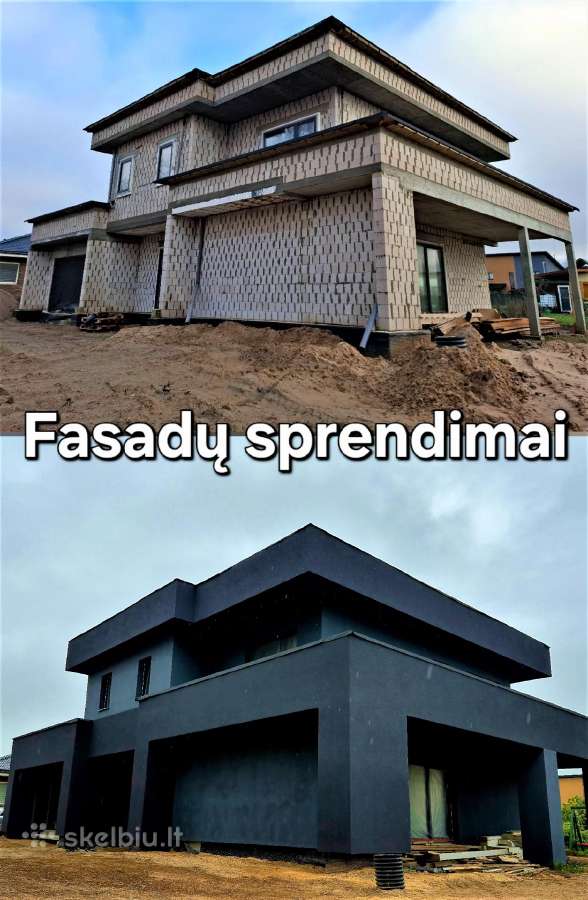 Fasadų šiltinimas, dekoras, klinkeris. Klaipėda - nuotraukos Nr. 6