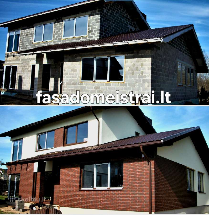 Fasadų šiltinimas, dekoras, klinkeris. Klaipėda - nuotraukos Nr. 32
