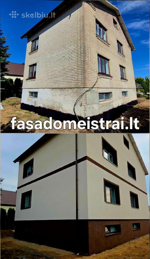 Fasadų šiltinimas, dekoras, klinkeris. Klaipėda - nuotraukos Nr. 33