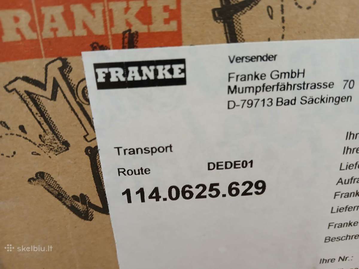Nauja Franke akmens masės plautuvė - nuotraukos Nr. 2