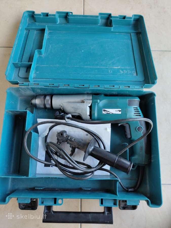 Smūginis gręžtuvas Makita Hp2051f su lagaminu