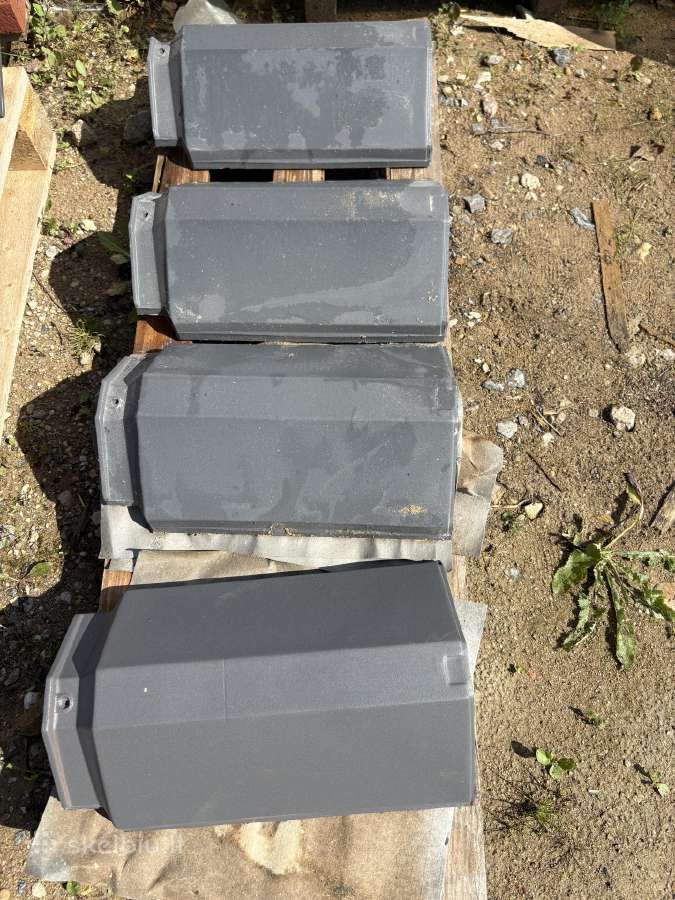 Kraiginės čerpės Orea 9 pilka angoba - nuotraukos Nr. 2