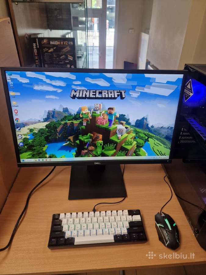 Full setup Gaming Pc + Monitorius ir periferija