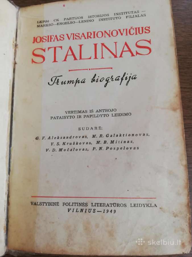 J.v.stalinas 1949m - nuotraukos Nr. 2