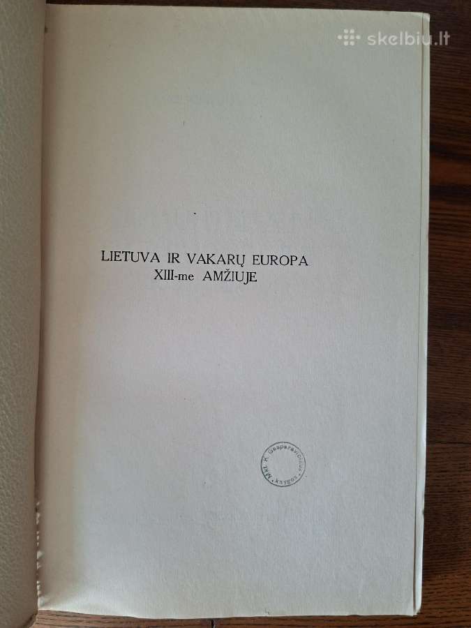 J. Stakauskas. Lietuva ir Vakarų Europa XIII. 1934 - nuotraukos Nr. 2