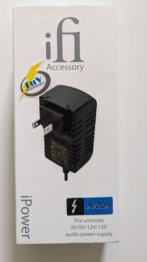 Maitinimo blokas ifi ipower 9v/2.0a (kaip naujas)