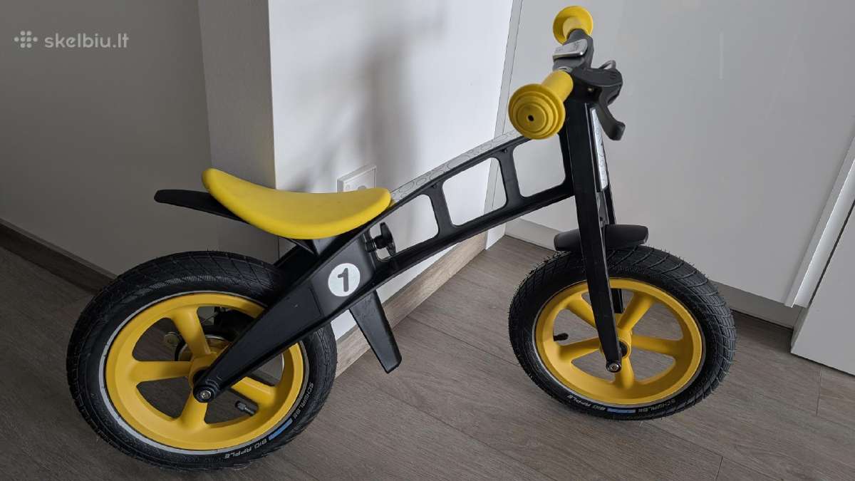 Firstbike Special Balansinis dviratis geltonas - nuotraukos Nr. 3