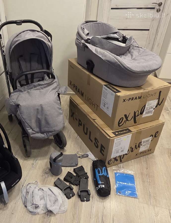 X lander x pulse 2 in 1 kūdikio vežimas