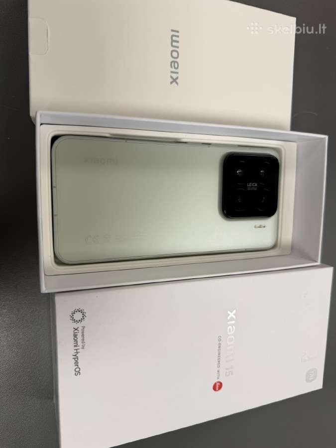 Xiaomi 15 512 GB / 12 GB RAM – Green spal Naujas