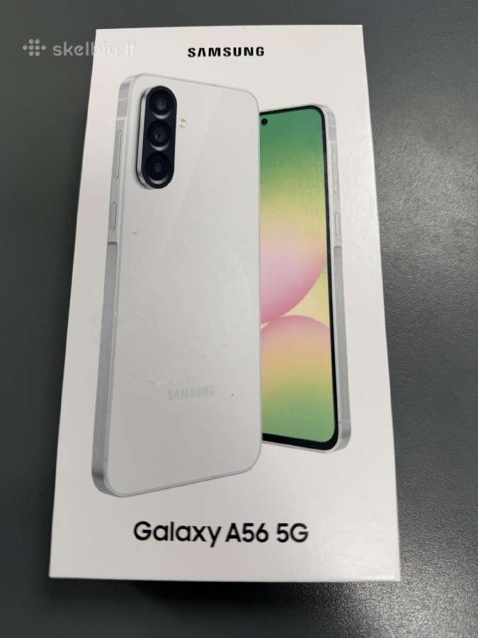 Samsung A56 8/128gb Naujas su Garantija