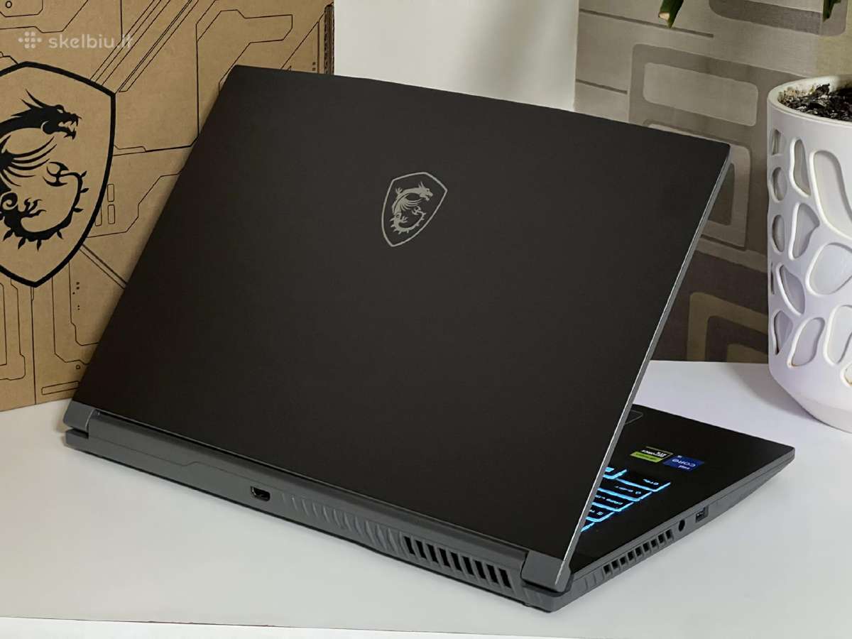 Parduodamas Msi Thin 15 su Rtx 3050, I5-13k, 144hz - nuotraukos Nr. 6