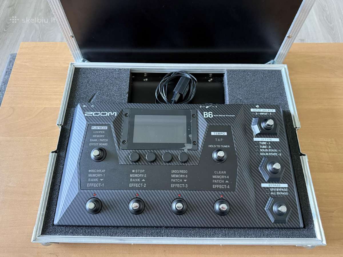 Zoom B6 procesorius + Hard Case