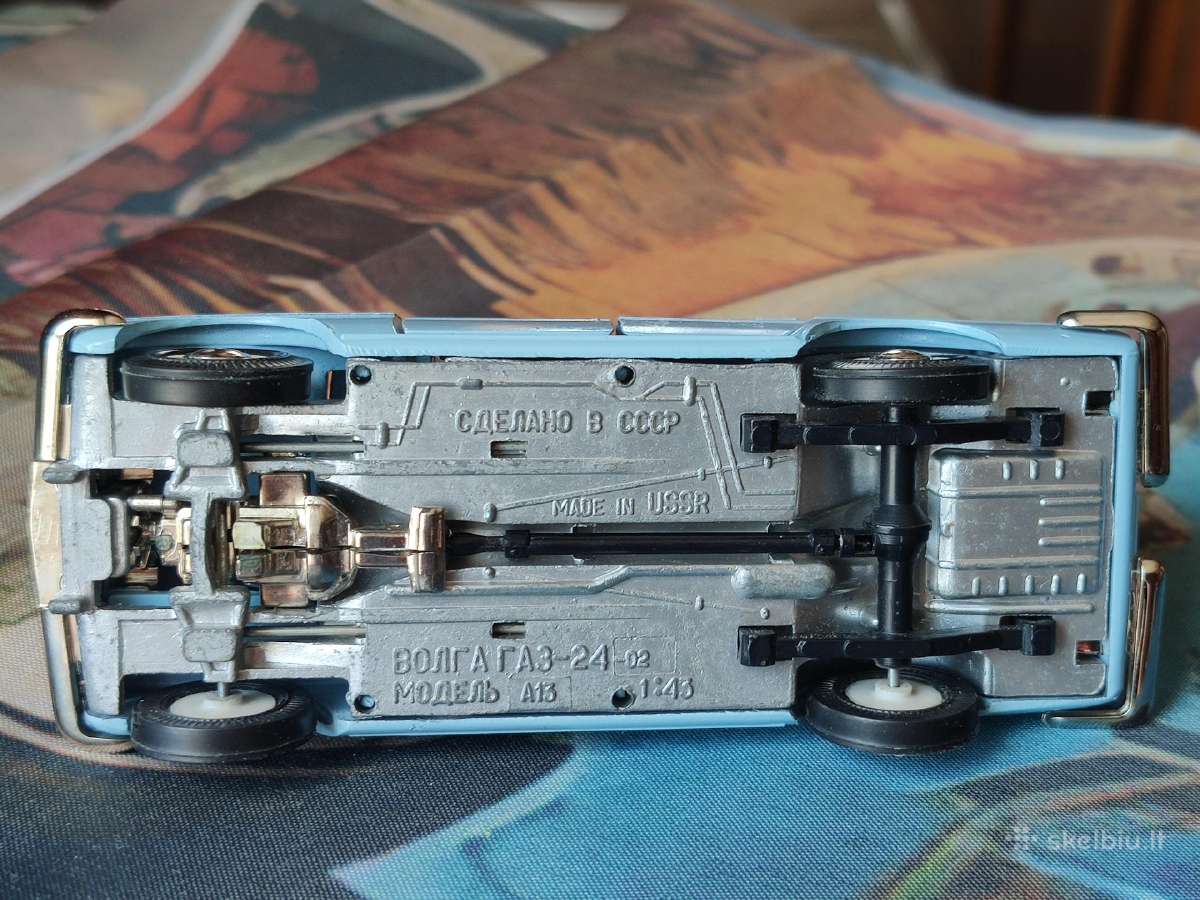 1:43 taxi volga gaz 24-02 numerine A13 ussr - nuotraukos Nr. 2