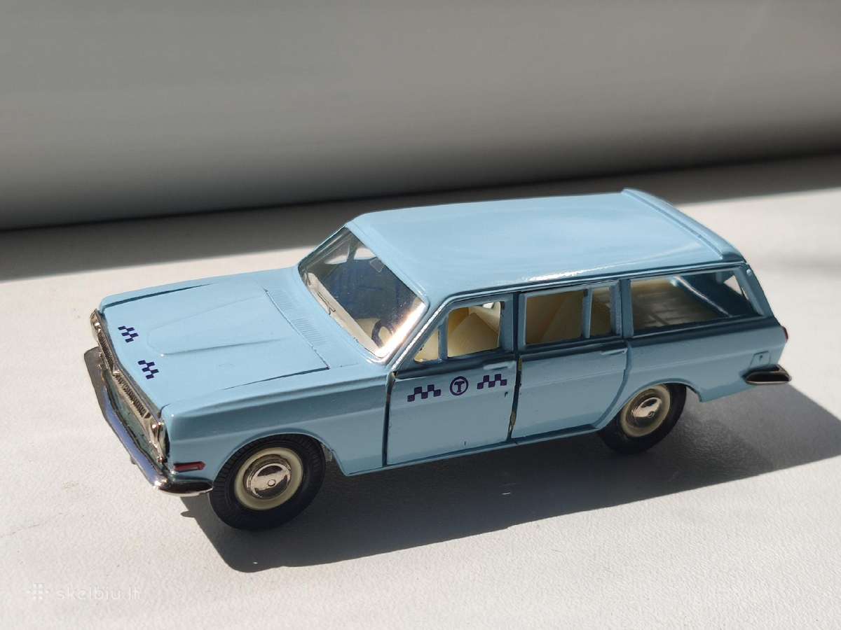 1:43 taxi volga gaz 24-02 numerine A13 ussr - nuotraukos Nr. 3