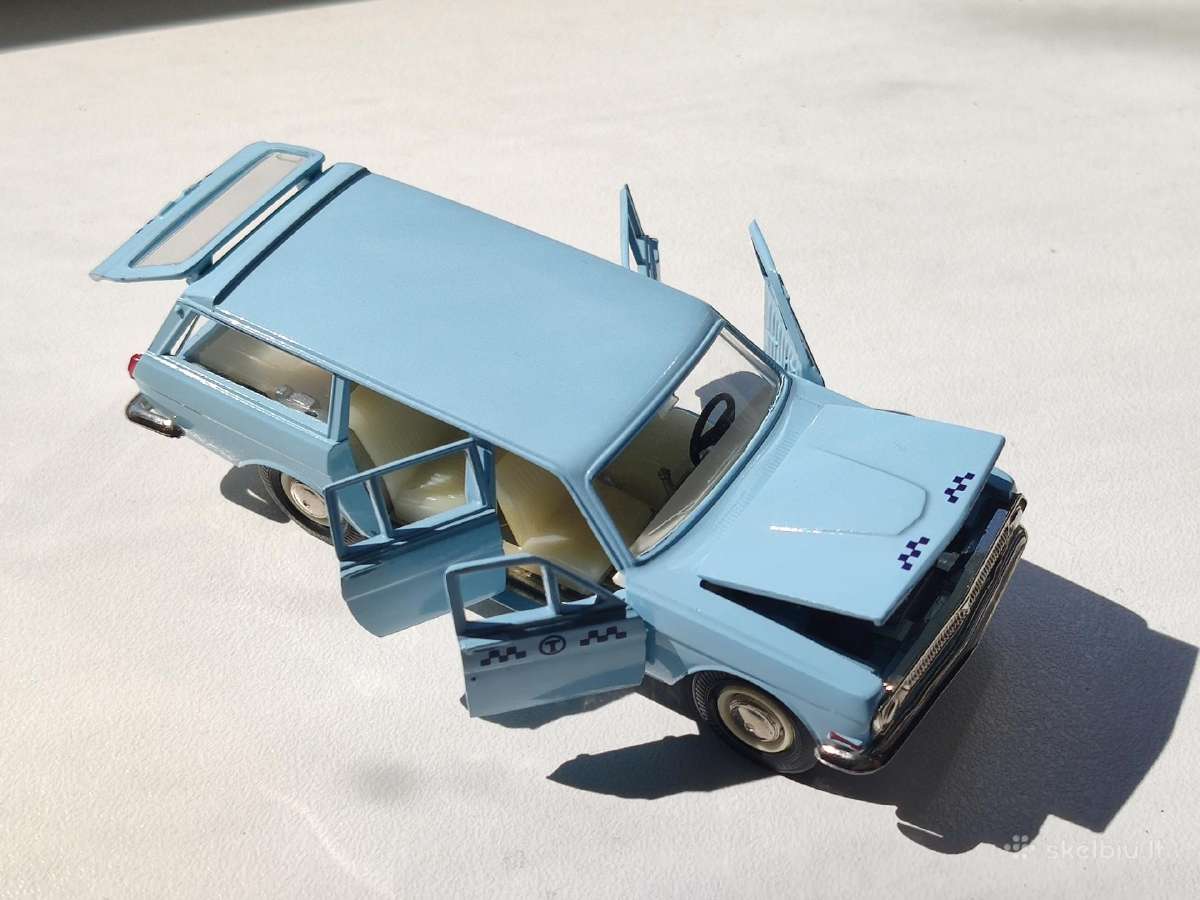 1:43 taxi volga gaz 24-02 numerine A13 ussr