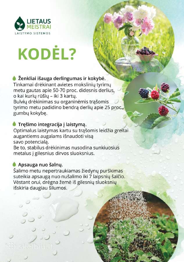 Laistymas, sistemų projektavimas, įrengimas. - nuotraukos Nr. 2
