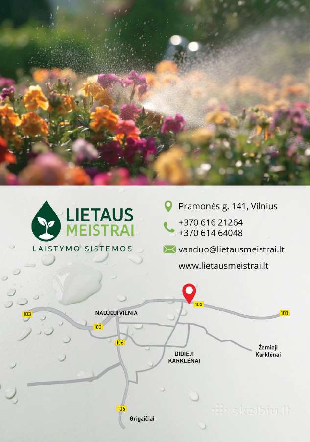 Laistymas, sistemų projektavimas, įrengimas. - nuotraukos Nr. 4