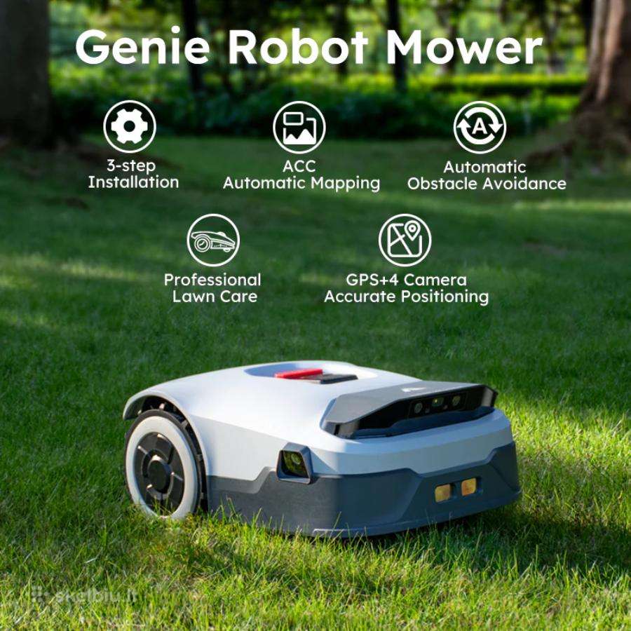 Pigiausiai Vejos pjovimo robotai Anthbot Genie - nuotraukos Nr. 14