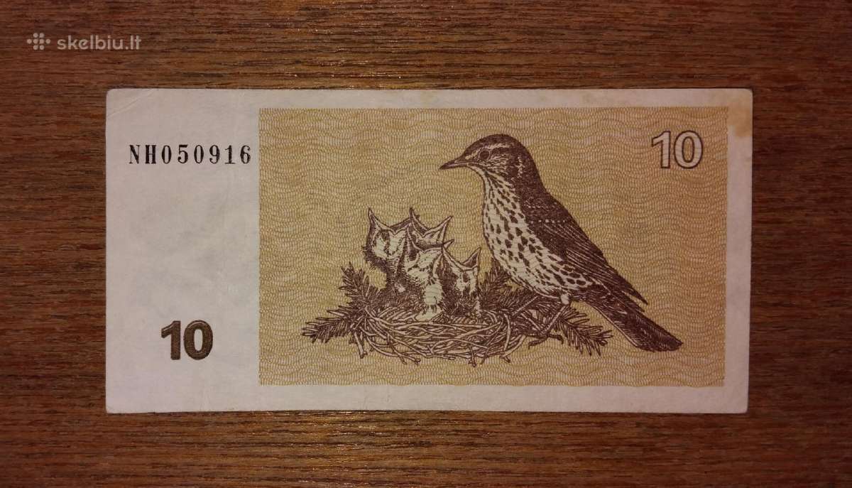 Lietuvos 10 talonu banknotas