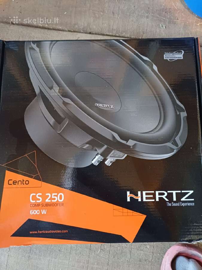 Hertz cs250s4 žemo dažnio garsiakalbis - nuotraukos Nr. 3