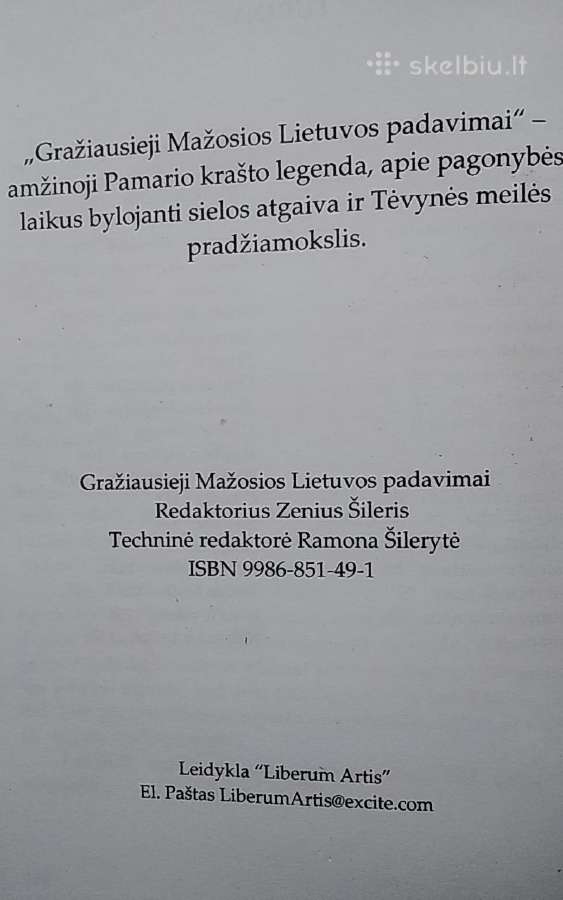 Gražiausieji Mažosios Lietuvos padavimai - nuotraukos Nr. 5