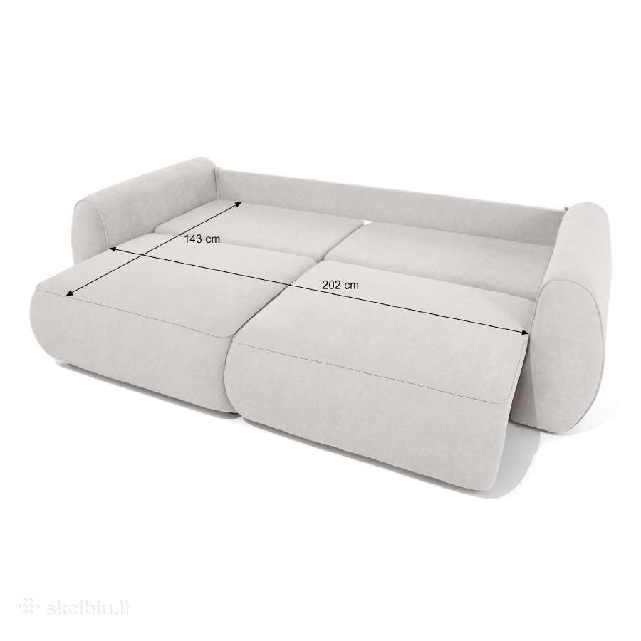 Minkšta sofa–lova / mini minkštas kampas Corneo - nuotraukos Nr. 10
