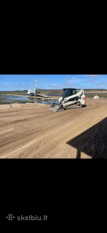 Bobcat mini krautuvo nuoma su operatoriumi