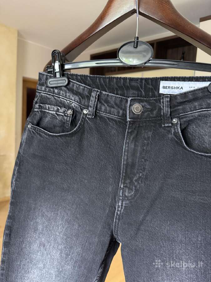 Bershka moteriški juodi džinsai 38 dydis - nuotraukos Nr. 7