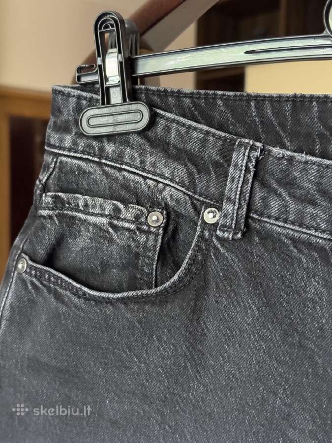 Bershka moteriški juodi džinsai 38 dydis - nuotraukos Nr. 8