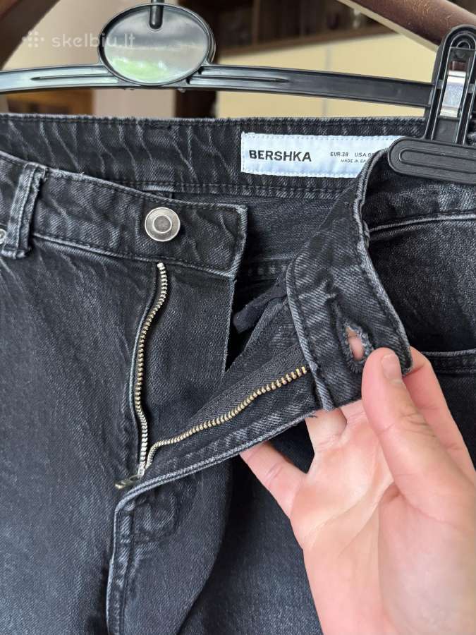 Bershka moteriški juodi džinsai 38 dydis - nuotraukos Nr. 10