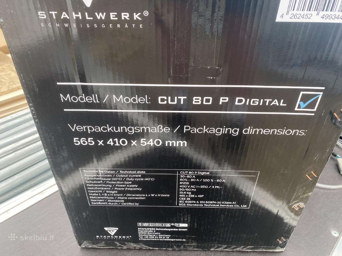 CNC 80a plazmos saltinis su Thc aukscio valdymu. - nuotraukos Nr. 9