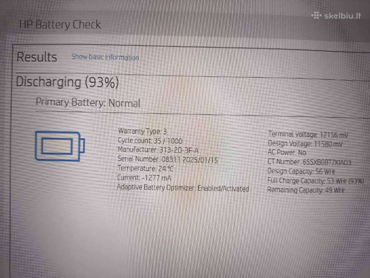 Elitebook 860 G11 Ultra 5 125h 16gb 512gb SSD 7% - nuotraukos Nr. 8