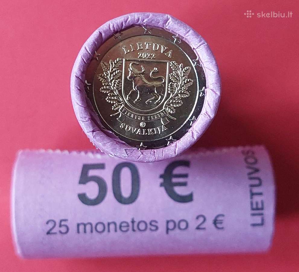 2022m. 2€ ritinėlis, skirtas Suvalkijai