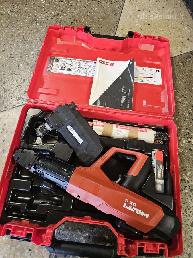 Hilti nuron 5 irankiu komplektas su 3 baterijom - nuotraukos Nr. 6