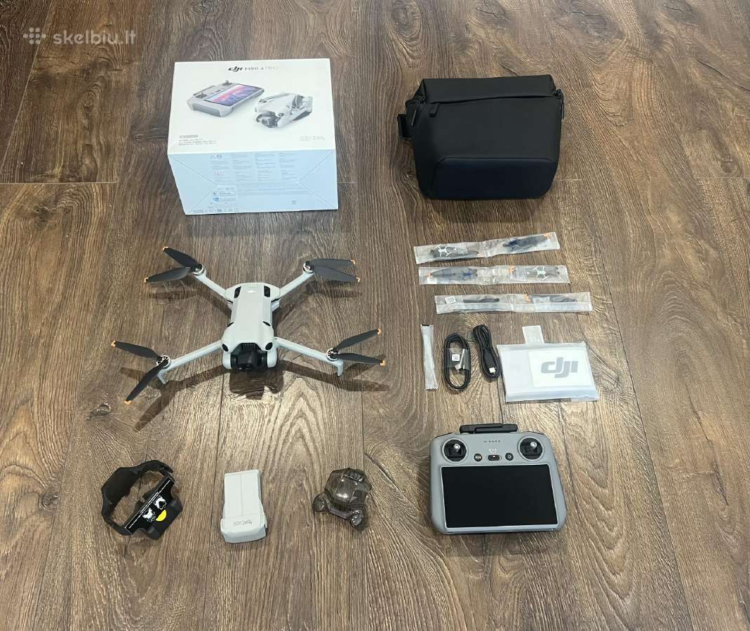 Dji Mini 4 Pro Fly More Combo,2 Baterijos